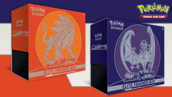 Sun and Moon base set Elite Trainer Box Two piece set