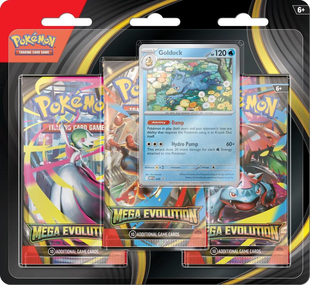 Mega Evolution Three Pack Blister