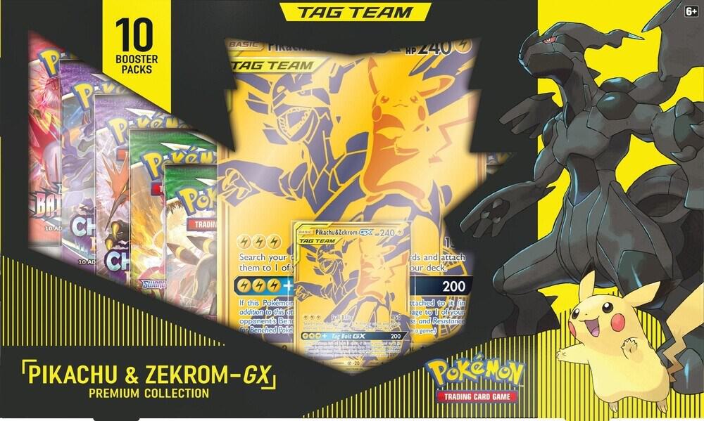 Tag Team Pikachu And Zekrom Box